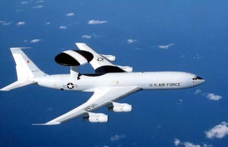 AWACS in flight